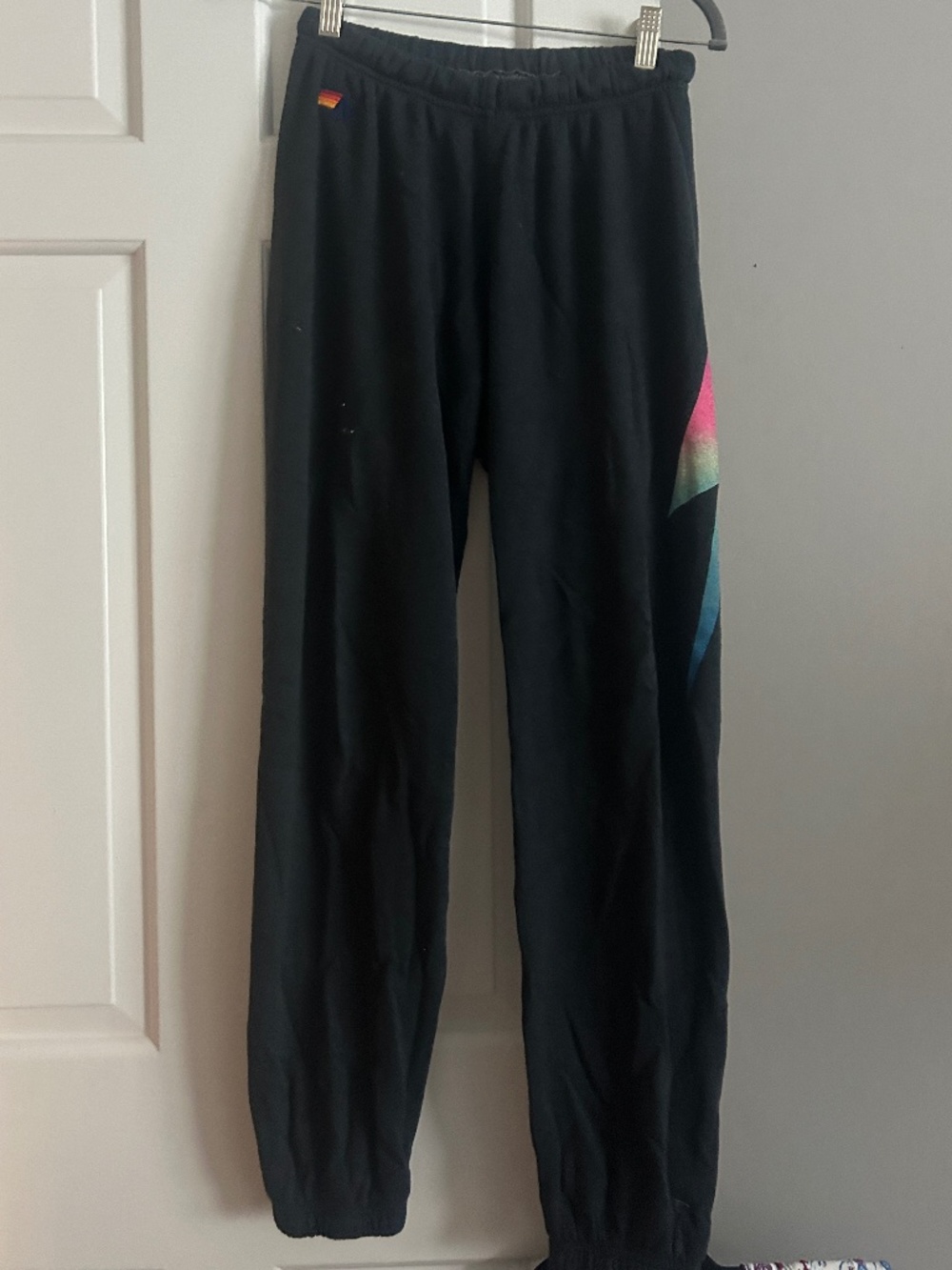 Aviator Nation Bolt Sweatpants - Dark Gray color